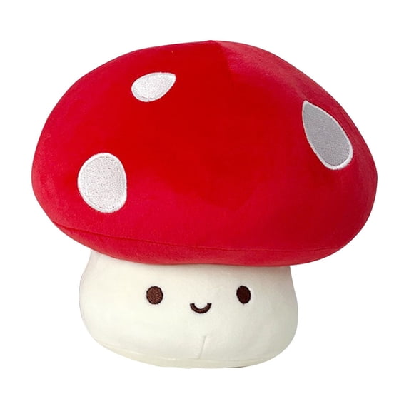 Knisume Plush Toy, Mushroom Shaped Stuffed Animals Pillow - Creative Plushies for Decor, Soft Weighted Stuffed Animals Feel Cushion,B