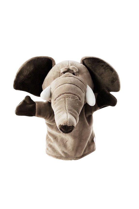 Plush Toy Stuffed Animals – Open Mouth Hand Puppet Plushies, Movable Mouth Plush Toy Interactive Plush Bag Charm Style,A