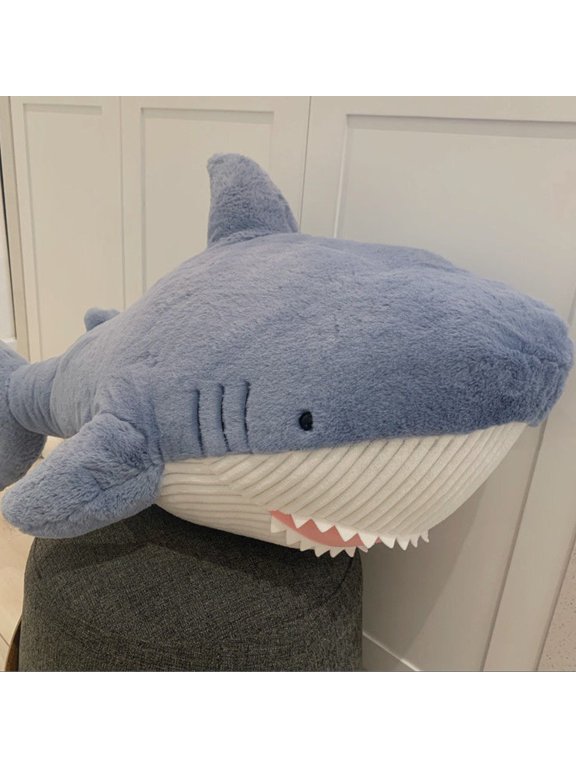 Plush Toy Stuffed Animals – Shark Soft Plushies for Comfort, Weighted Stuffed Animals Feel Toy Plush Bag Charm Style,Blue