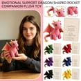 thumbnail image 1 of Knisume Portable Plush Dragon Stuffed Animals with Support Card - Soft Pocket Companion Plush Toy, Travel Plush for Comfort and Cuddles,C, 1 of 7