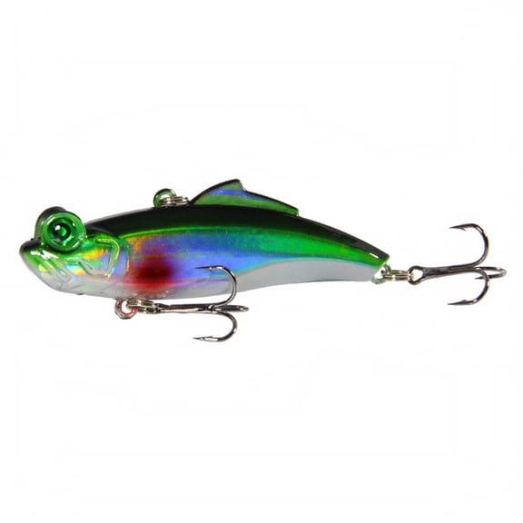 Knisume Sinking Metal Vibe Fishing Lure - Vibrating Saltwater Fishing Lures for Perch and Muskie, Bass Fishing Tackle with Internal Rattles, Casting and Trolling Metal Fishing Lures