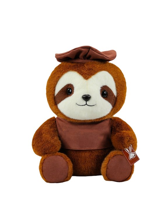 Sloth Plush Toy Stuffed Animals - Cute Plushies Slow Decor, Weighted Stuffed Animals Calming, Gift Present, Plush Bag Charm Relax
