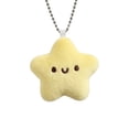 thumbnail image 1 of Knisume Squeaky Plush Keychain White Cat Soft Fluffy Toy - Stuffed Animals Pendant, Kawaii Plush Bag Charm, Backpack Plush with Lobster Clasp,A, 1 of 7