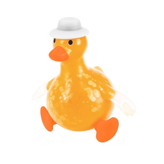 Knisume Squishy Stress Relief Toy Duck - Slow Rising Maltose Texture for Kids & Adults, Cute Squeezy Sensory Fidget, Anxiety & Stress Relief, Fun Party Favor or Gift Idea,Yellow