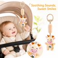 thumbnail image 1 of Knisume Stuffed Animals Plush Toy - Hanging Activity Doll for Crib Car Seat, Sensory Development Companion, Cute Plushies Gift for New Parents, 1 of 4