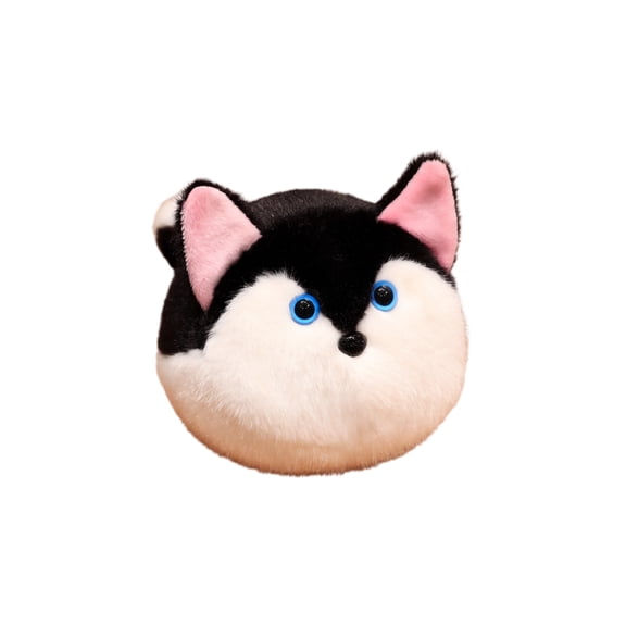 Knisume Stuffed Animals Round Cat Plush – Squishy Plush Toy Stress Relief, Cute Plushies Squeeze Doll, Plush Toy Calming Decor Accent,C
