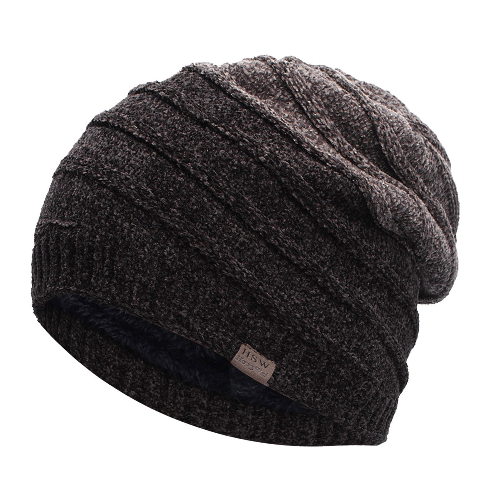 POETANCE Clearance Prime Knit Beanie Warm Thick Lined Hat Mens Winter