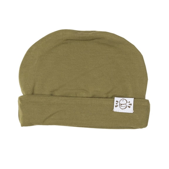 Knit Beanie in Olive