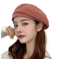 thumbnail image 1 of Knit Berets for Women French Beret Hat Solid Color Artist Hat Painter Cap Beanie Cap Bonnet for Chic Ladies Accessories, 1 of 7