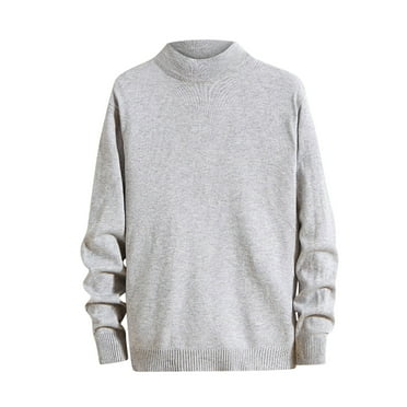 Knit Cable Mens Sweater Solid Pullover Sweater Woven Crewneck Knitted Tops Casual Long Sleeve Lightweight Knitwear