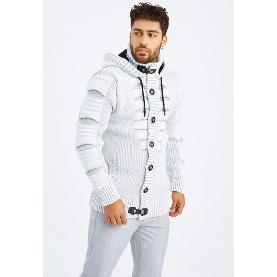 Knit Cardigan With Hood