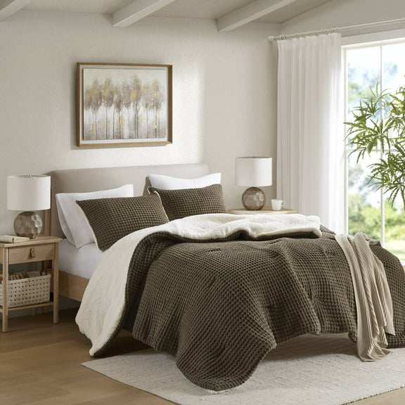 Knit Chenille Comforter Set Full/Queen