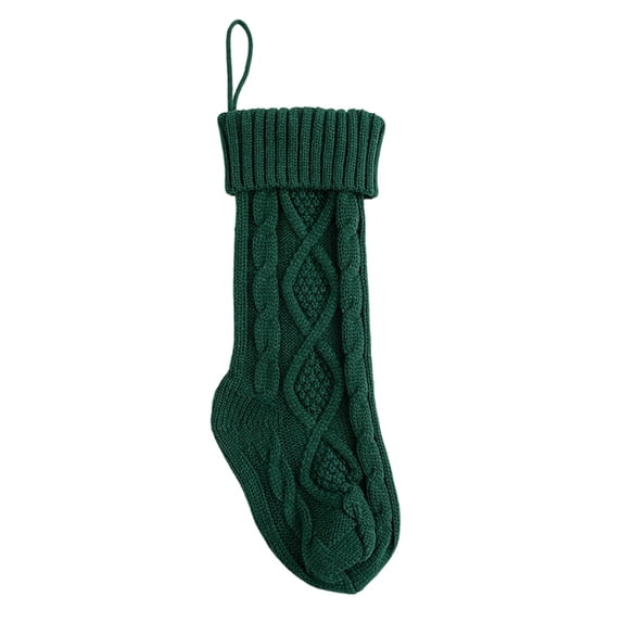 Knit Christmas Stockings Set for Xmas Tree Hanging Decorations Holiday Indoor Outdoor Home Party Decoration Supplies