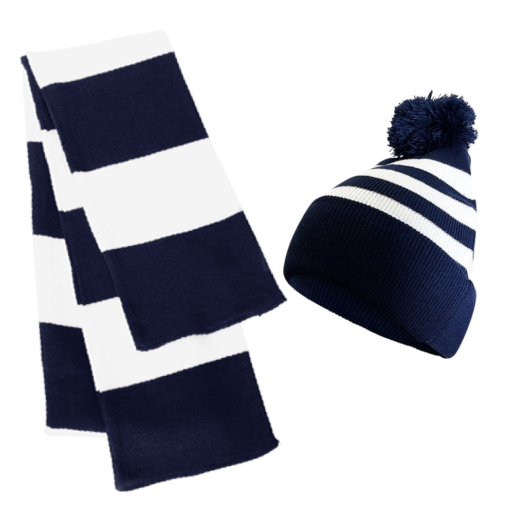 Knit-Collegiate-Rugby-Striped-  display picture 1