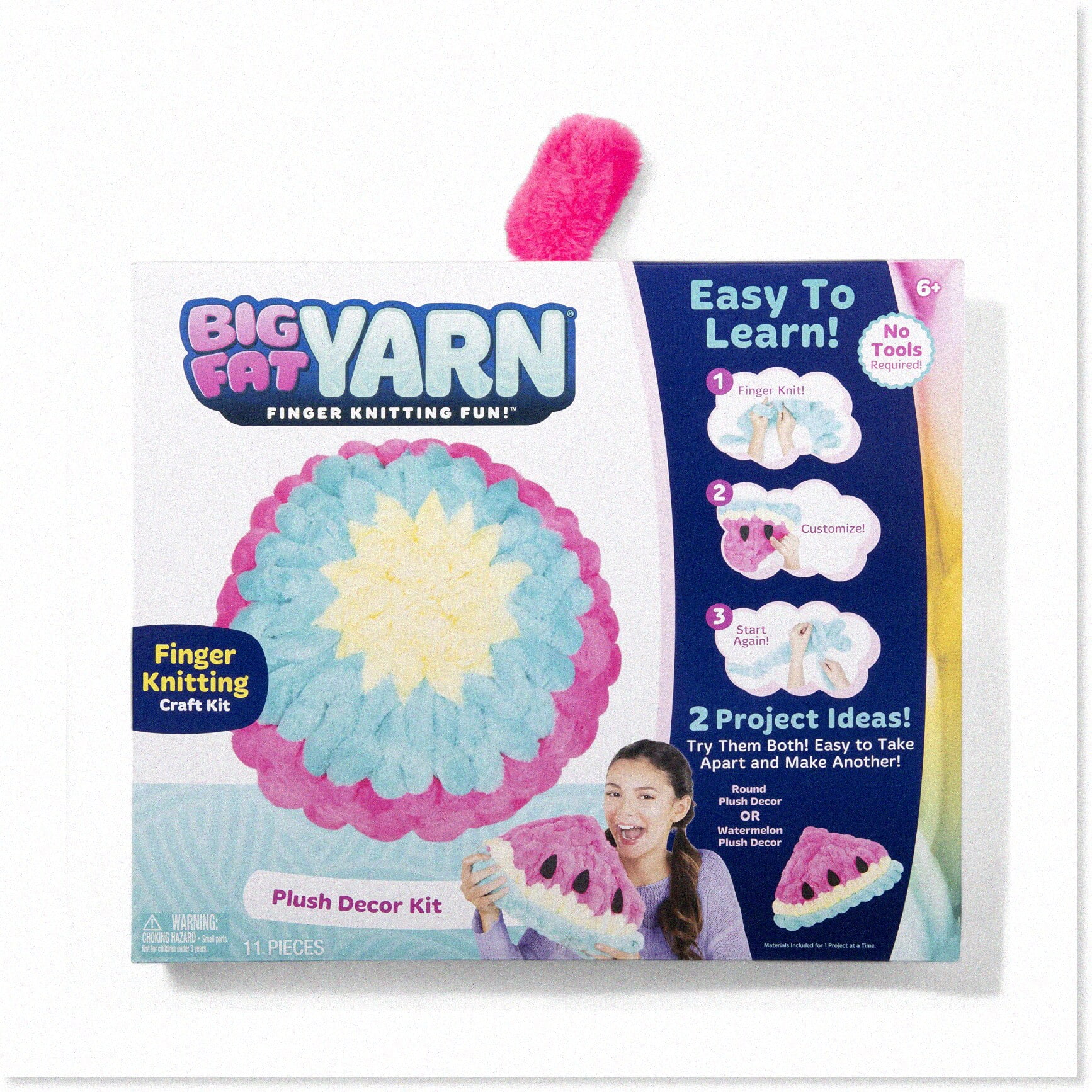 Knit & Cozy Plush Craft Kit Level 2 Intermediate DIY AllinOne