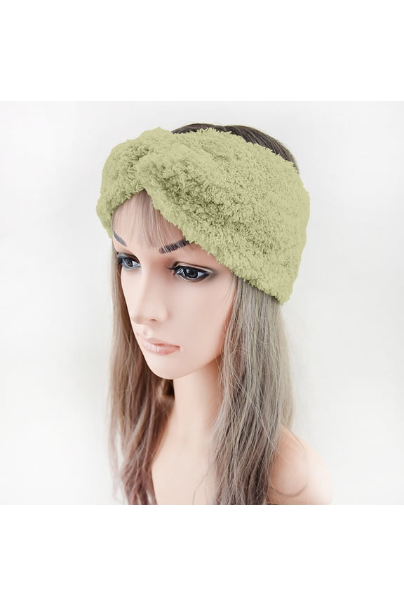 Knit Crochet Headband for Women Ear Warmer Soft Stretch Warmer Headbands Winter Fashion Head Wrap