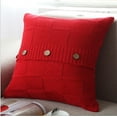 thumbnail image 1 of Knit Decorative Throw Pillow Cover 18''x18'' (With/Without Inserts), 1 of 1