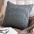 thumbnail image 1 of Knit Decorative Throw Pillow Cover, 1 of 10