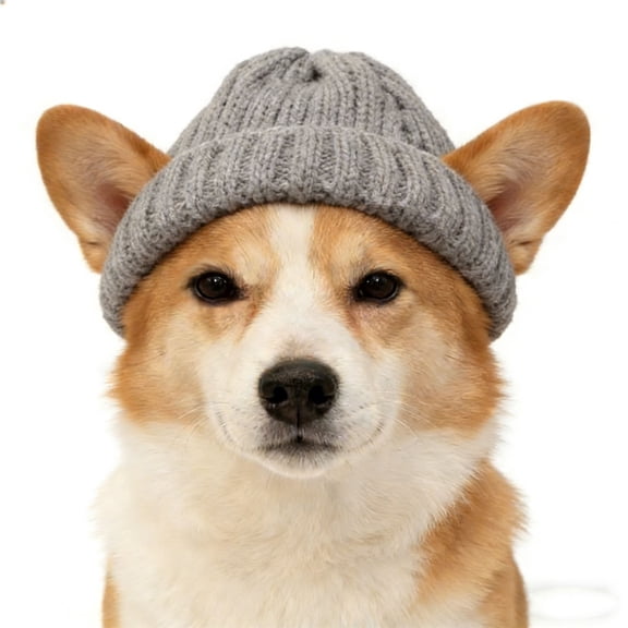Knit Dog Beanie with Ear Flaps,Warm Winter Hats,Dog Knits Hat,Knitted scarf with ear holes,Soft Stretchy Puppy Knit Cap for Cold Weather,Winter Hats for Small & Medium PetsStylish