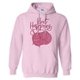 thumbnail image 1 of Knit Happens Hoodie Sweatshirt Unisex 4X-Large Pink, 1 of 5