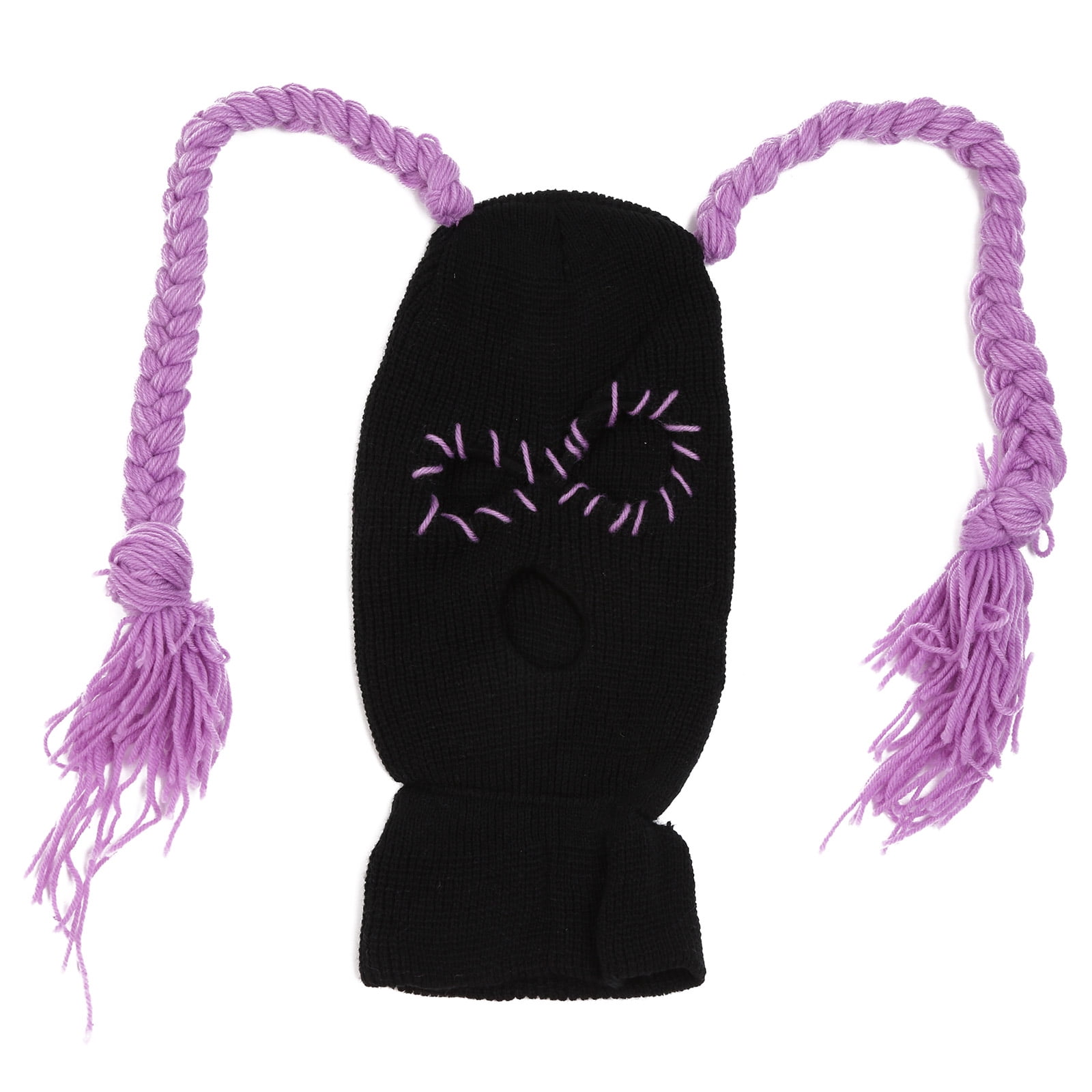 Knit Hat Full Face Ski Decoration Winter Caps Knitted Hats Pranky Photograph Props for Adults Women