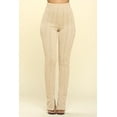 thumbnail image 1 of Knit High Rise Leggings Oatmeal M, 1 of 5