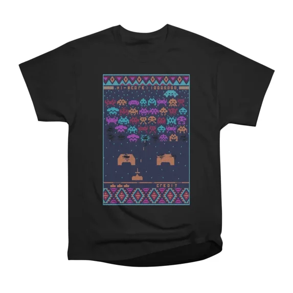 Knit INVADERS T-Shirt Tee Gift For Him Merch For Her Apparel For Friend