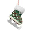 thumbnail image 1 of Knit Ice Skate Christmas Ornaments, 3D Plush Design with Blades for Hanging, Christmas Tree Decorations for Winter Sports Theme, 1 of 4