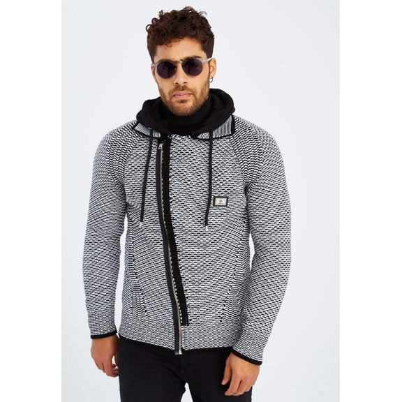Knit Jacket With Hood