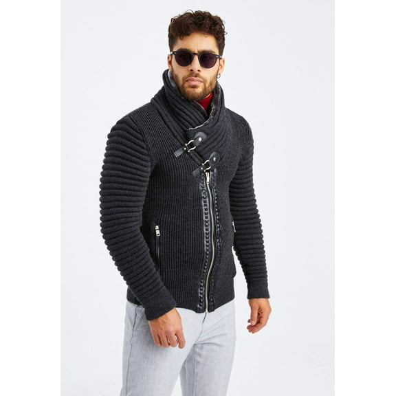 Knit Jacket With Shawl Collar