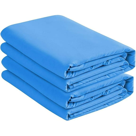 Knit Jersey 100% Cotton 2 Twin XL Fitted Bed Sheets (2-Pk) Breathable and Cooling Sheets - Twin Extra Long, 15" Deep Pocket, 39" x 80" Great for Dorm Room, Hospital and Split King Beds (Light Blue)