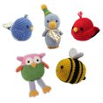 thumbnail image 1 of Knit Knacks Organic Cotton Pet and Dog Toys, "Birds  A Bee Group" (Choose from 5 Different Options), 1 of 8