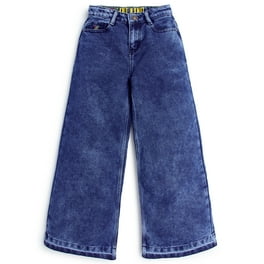 【WONDER WONDER】Tiese Washing Wide Long Denim Pants Wonder Nation Girls Fashion Flare Jeggings, Sizes 4-18