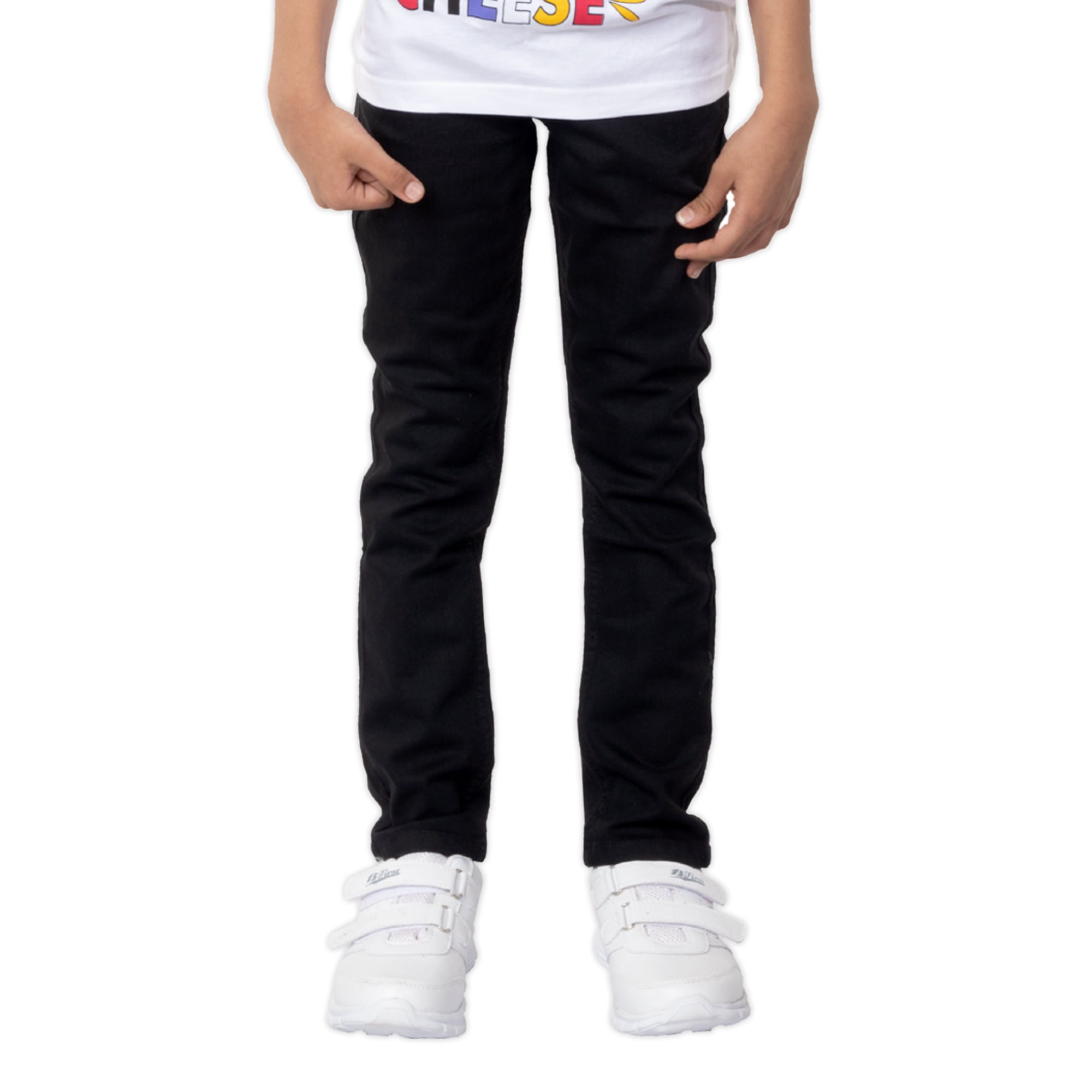 Knit N Knot Raw Black, Stretch, Slim Fit Jeans with Adjustable Waist