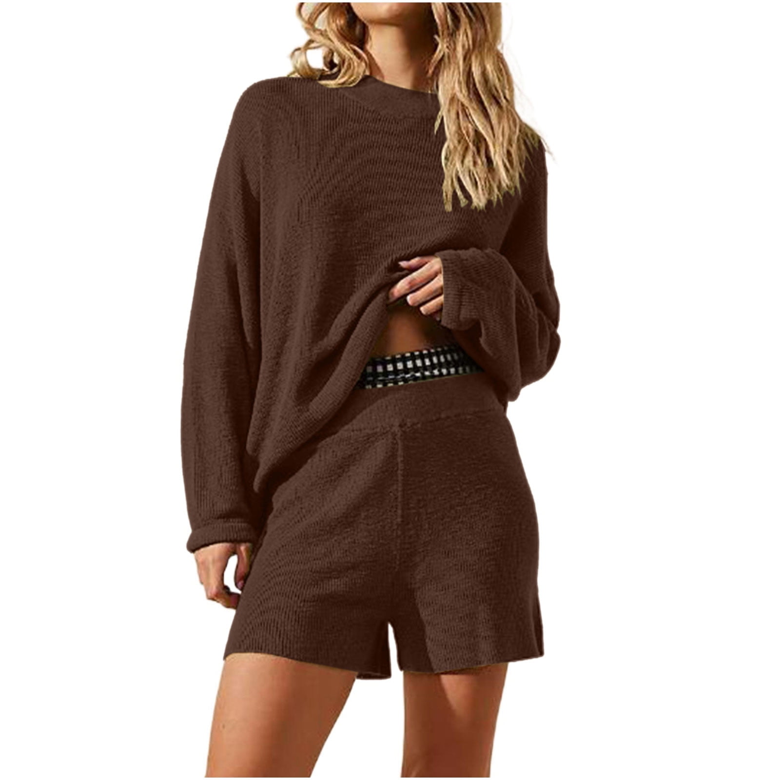 Jumper and shorts pj set sale