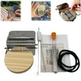 thumbnail image 1 of Knit Patch Kit Darning Loom - Darning Loom Quickly Mini Mending Convenient Darning Loom for Mending Jeans Socks Clothes Loom Machine Makes Beautiful Stitching DIY Weaving Arts（12 Needles), 1 of 4