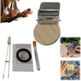 thumbnail image 1 of Knit Patch Kit Darning Loom,Knitpatch Loom,Mini Portable Patch Darning Loom Kit,for Mending Jeans Socks Clothes Loom Machine Makes Beautiful Stitching DIY Weaving Arts（10 Needles), 1 of 4