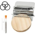 thumbnail image 1 of Knit Patch Kit Speedweve Style Darning Loom Tool for Visible Mending Portable Mending Loom Machine with Wood Handle for DIY Jeans Socks Repair Art, 1 of 6
