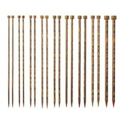 Knit Picks Rainbow 10 inch Wooden Straight Knitting Needle Sets