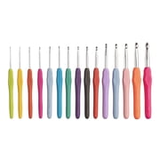 Knit Picks WeCrochet 15 Piece Expanded Bright Crochet Hook Set with Ergonomic Handles