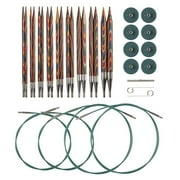 Knit Picks Wood Interchangeable Knitting Needle Set - US 4-11 - Painted