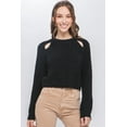 thumbnail image 1 of Knit Pullover Sweater With Cold Shoulder Detail, 1 of 5