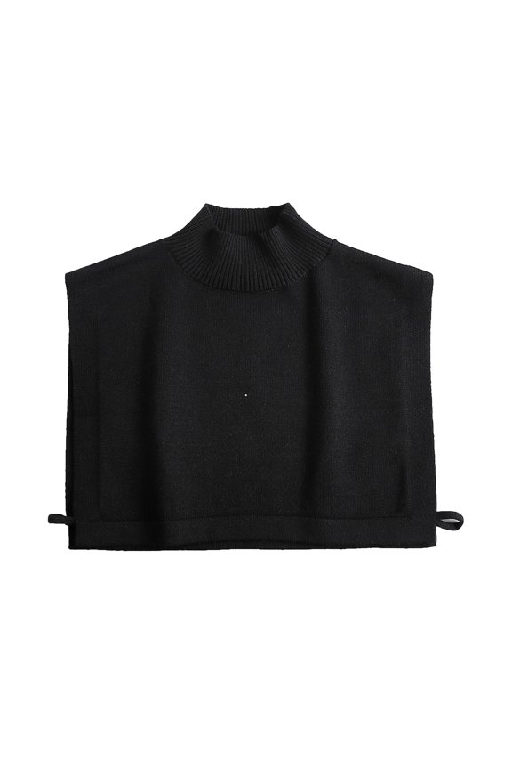 Knit Shawl Mock Ribbed Neck Winter Warm For Women Neck Wrap Knitted Elastic False Collar Warm Winter Cycling