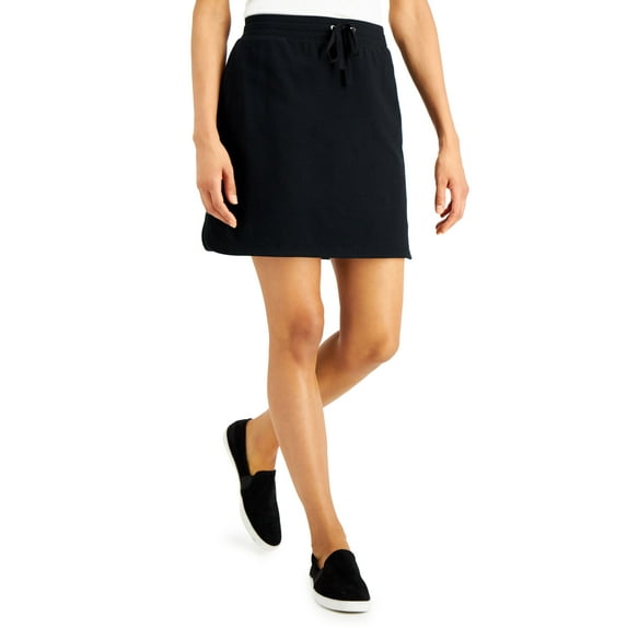 Knit Skort deep black S