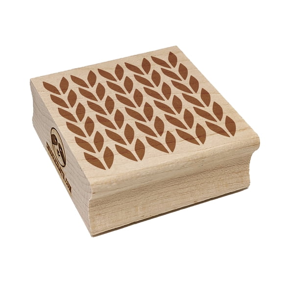 Knit Stitch Pattern Square Rubber Stamp Stamping Scrapbooking Crafting - Large 2.75in