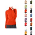 thumbnail image 1 of Knit Sweater Turtleneck Pullover Slim Fit Soft Warm Winter Top Casual Versatile Basic Outfit, 1 of 4