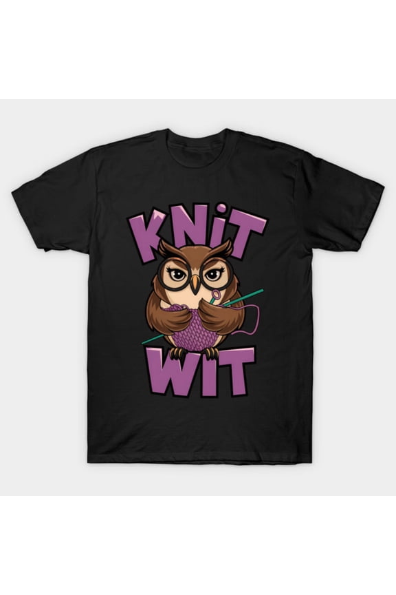 Knit Traditional Interlocking Loops Yarn Thread Ball Needlework Text Unisex T-Shirt, up to size 3XL.