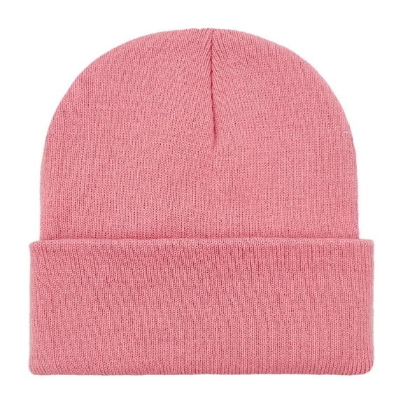 Knit Winter Beanie For Men Women Unisex Winter Hat Pink