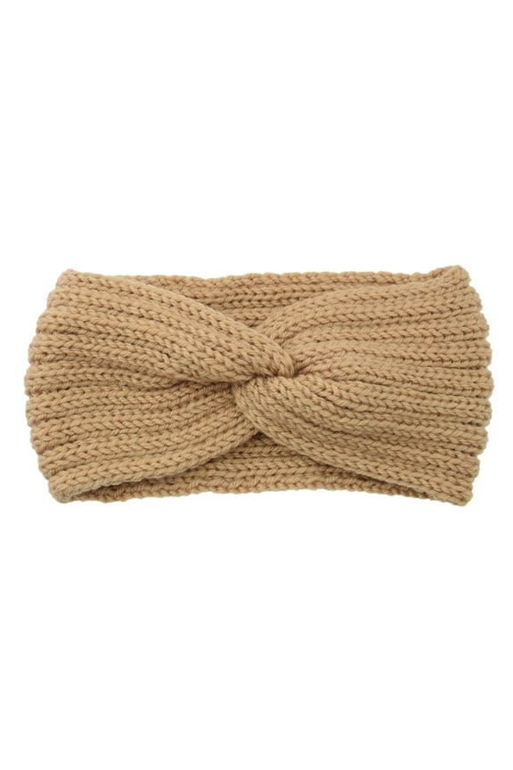 Knit Winter Headband for Women with Ear Warmer Soft Stretch Design