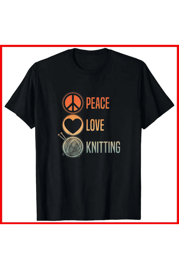 Knit Yarn Lover Knitter Unisex T-Shirt, up to size 5XL